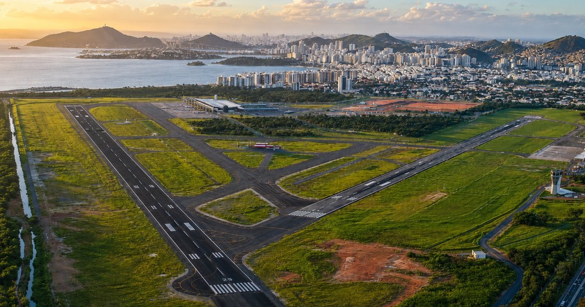Aeroporto de Vitória recebe 1,8 milhão de passageiros no semestre, alta de 12% em um ano