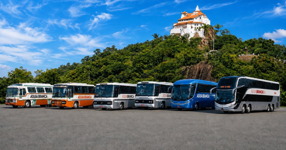 Gigante Capixaba Águia Branca comemora 80 anos com 700 ônibus e receita de R$ 836 milhões