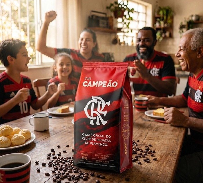 Café de Cachoeiro fecha parceria com o Flamengo e amplia presença nacional da indústria capixaba