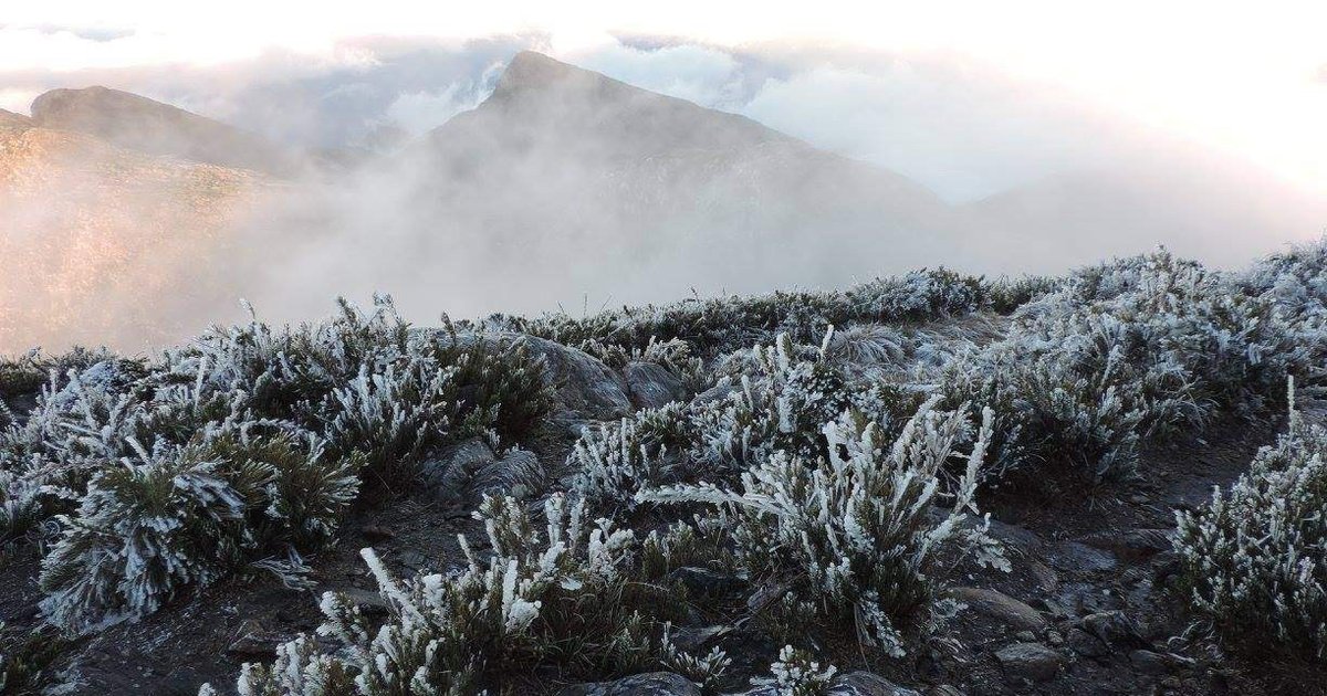 Frio europeu nas montanhas: CAPARAÓ capixaba registra noite mais fria do ano com -12 graus negativos