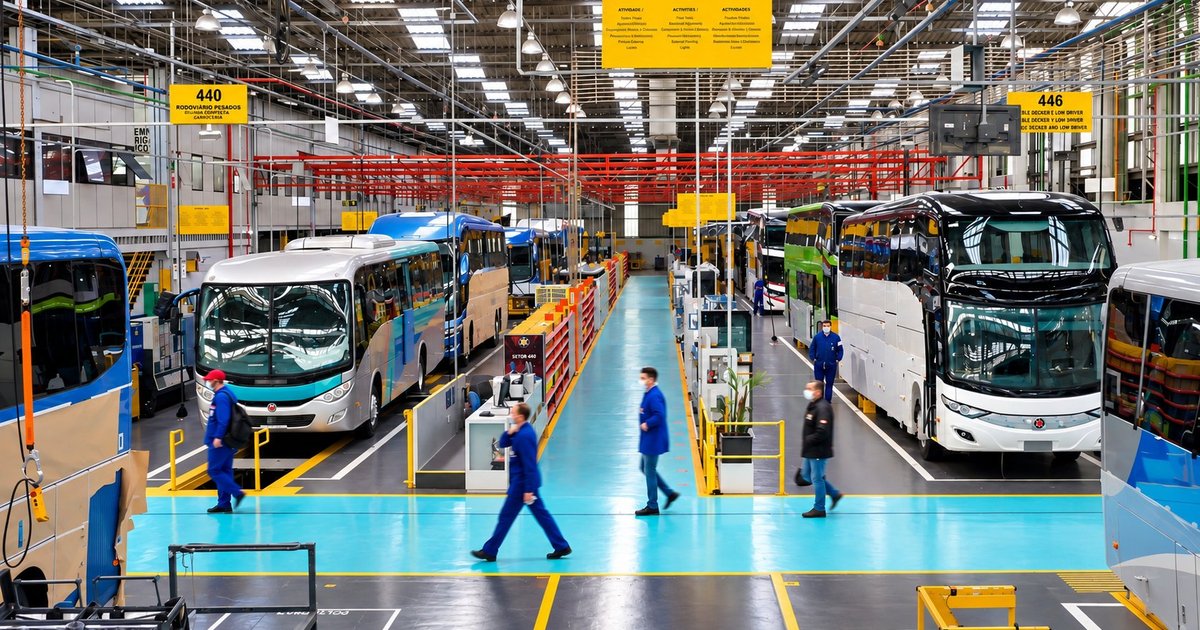 Faturando R$ 1 bilhão, fábrica capixaba da Marcopolo mira exportação