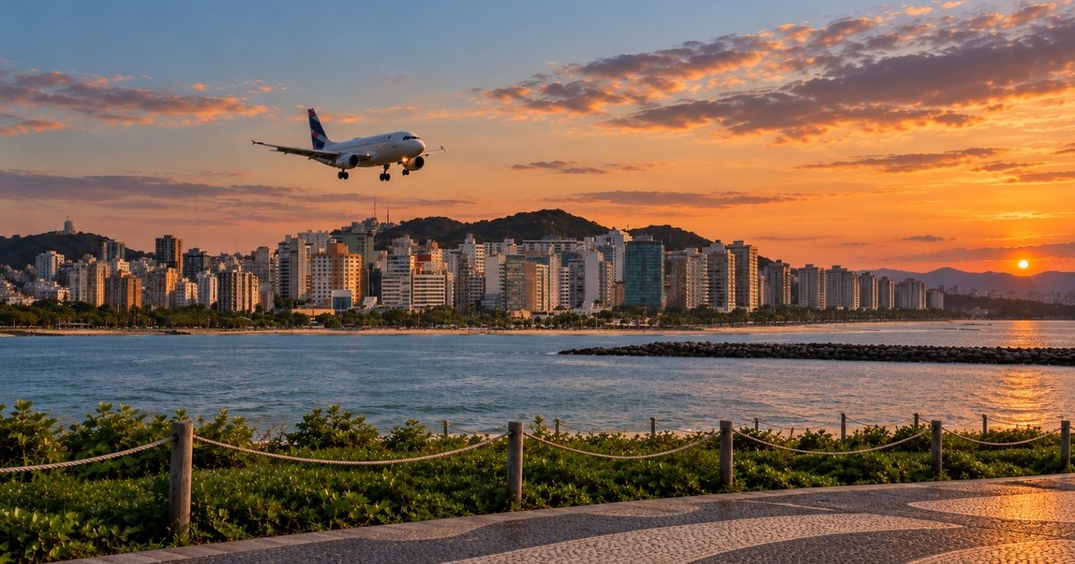 Turismo capixaba cresce 2,3% em 2026; Aeroporto de Vitória supera 1 milhão de desembarques